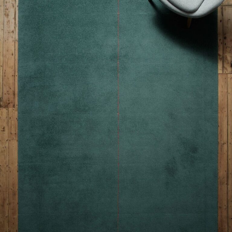 Lexington Teal rug by Roger Oates design