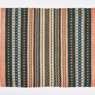 Fairisle Coral Rug from Weaver Green